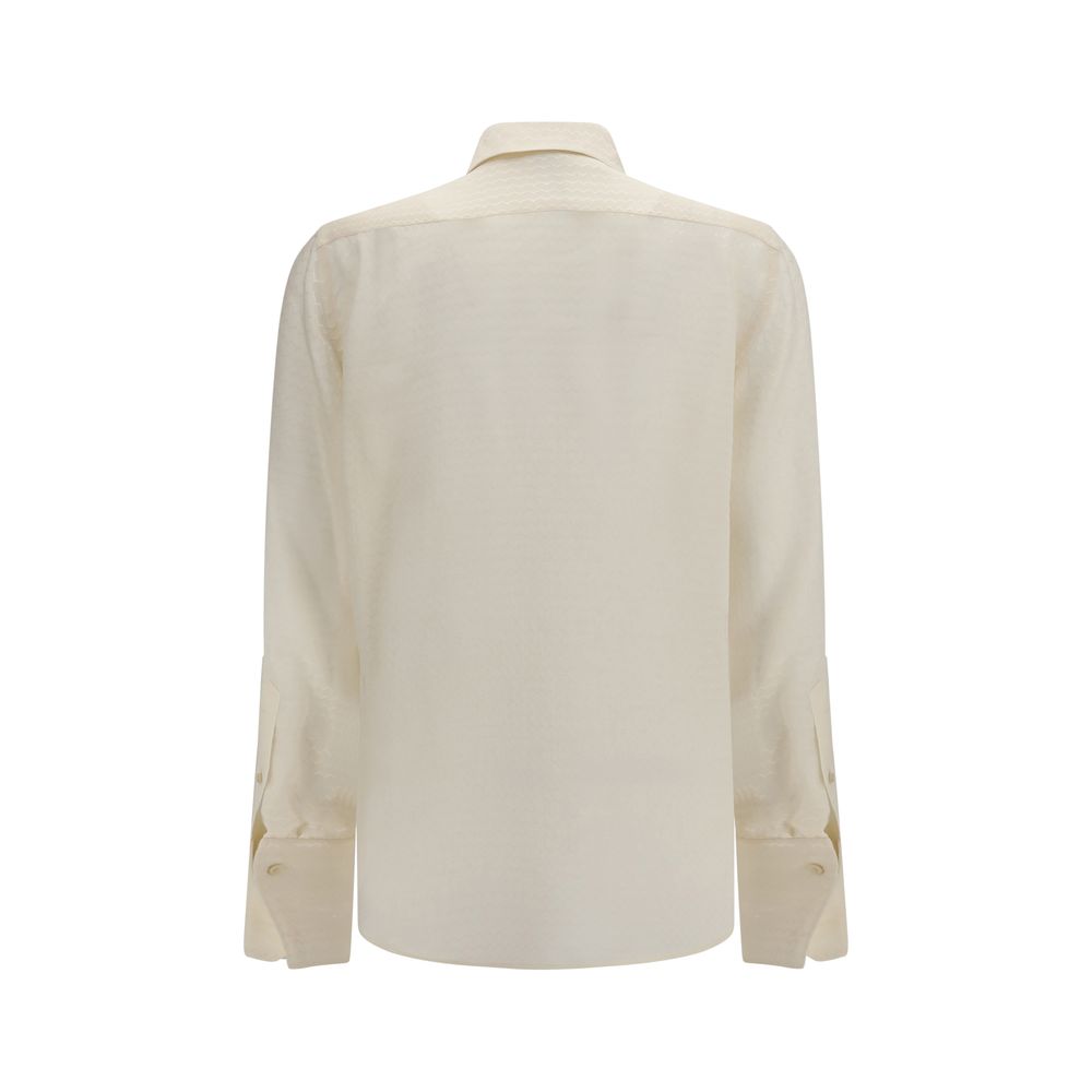 Fendi Beige Silk Shirt