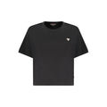 Guess Jeans Black Cotton Women T-Shirt