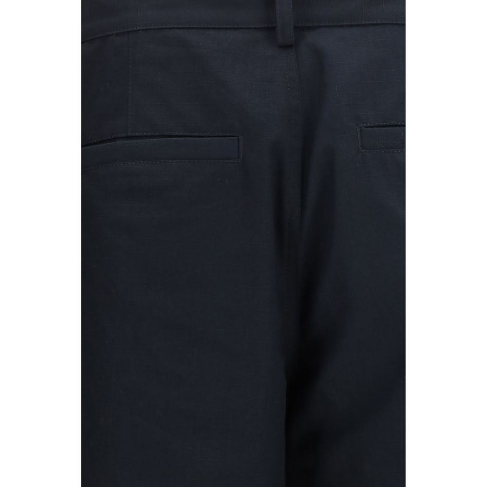 Balenciaga Black Cotton Cargo Pants