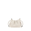Brunello Cucinelli Beige Calf Leather Bos Taurus Shoulder Bag