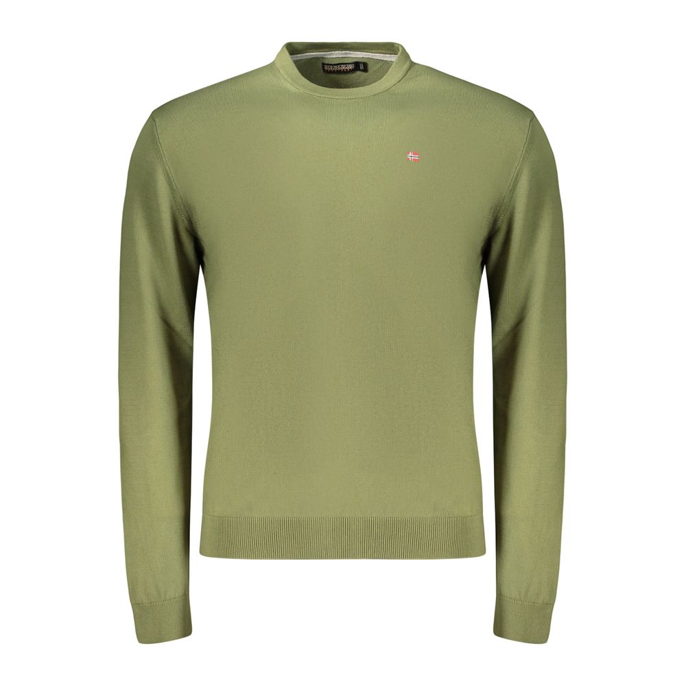 Napapijri Green Cotton Men's Sweater
