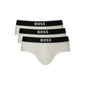 Hugo Boss White Cotton Men's Brief