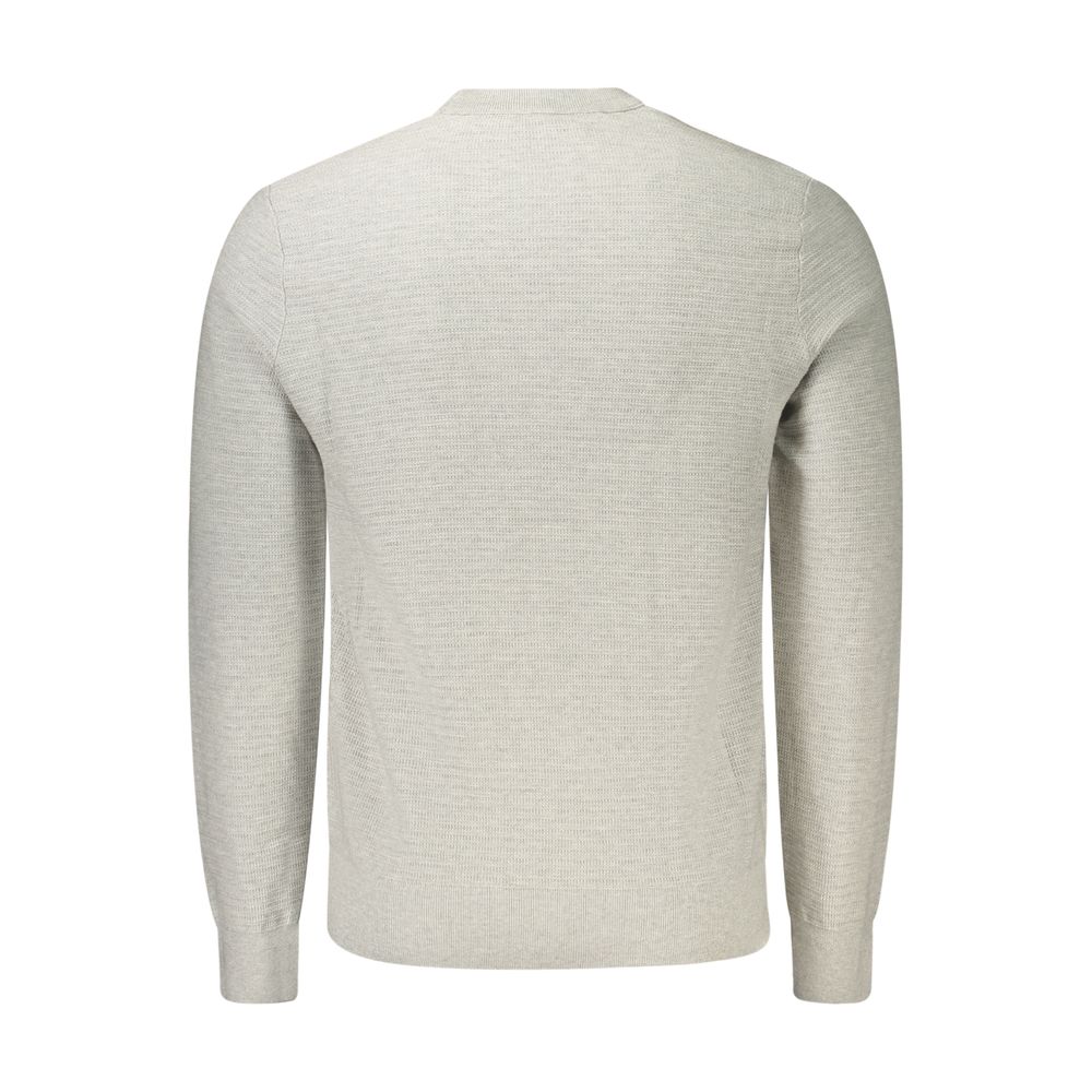 Hugo Boss Gray Cotton Men's Pullover