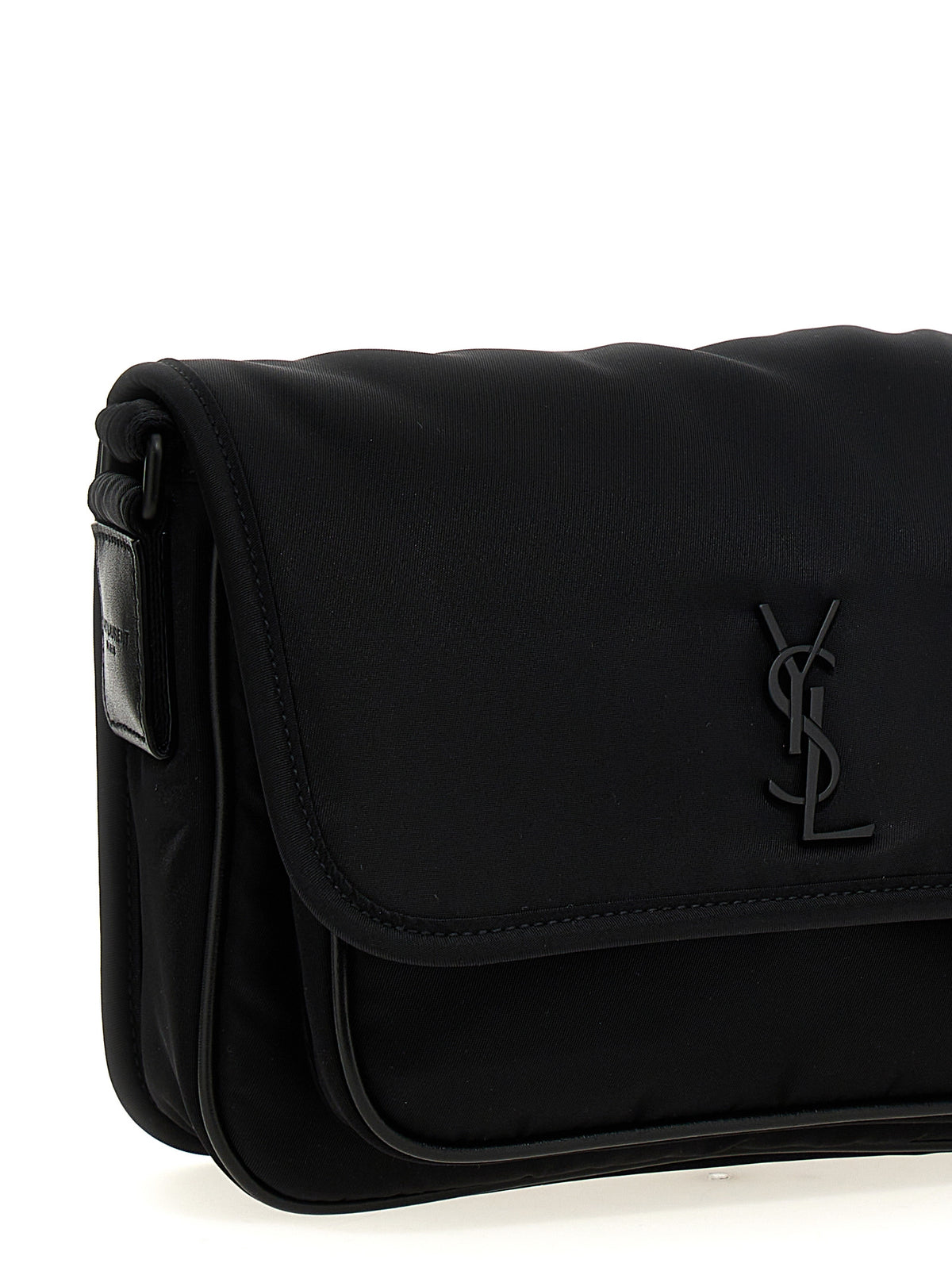 Saint Laurent Black Polyamide Crossbody Bag