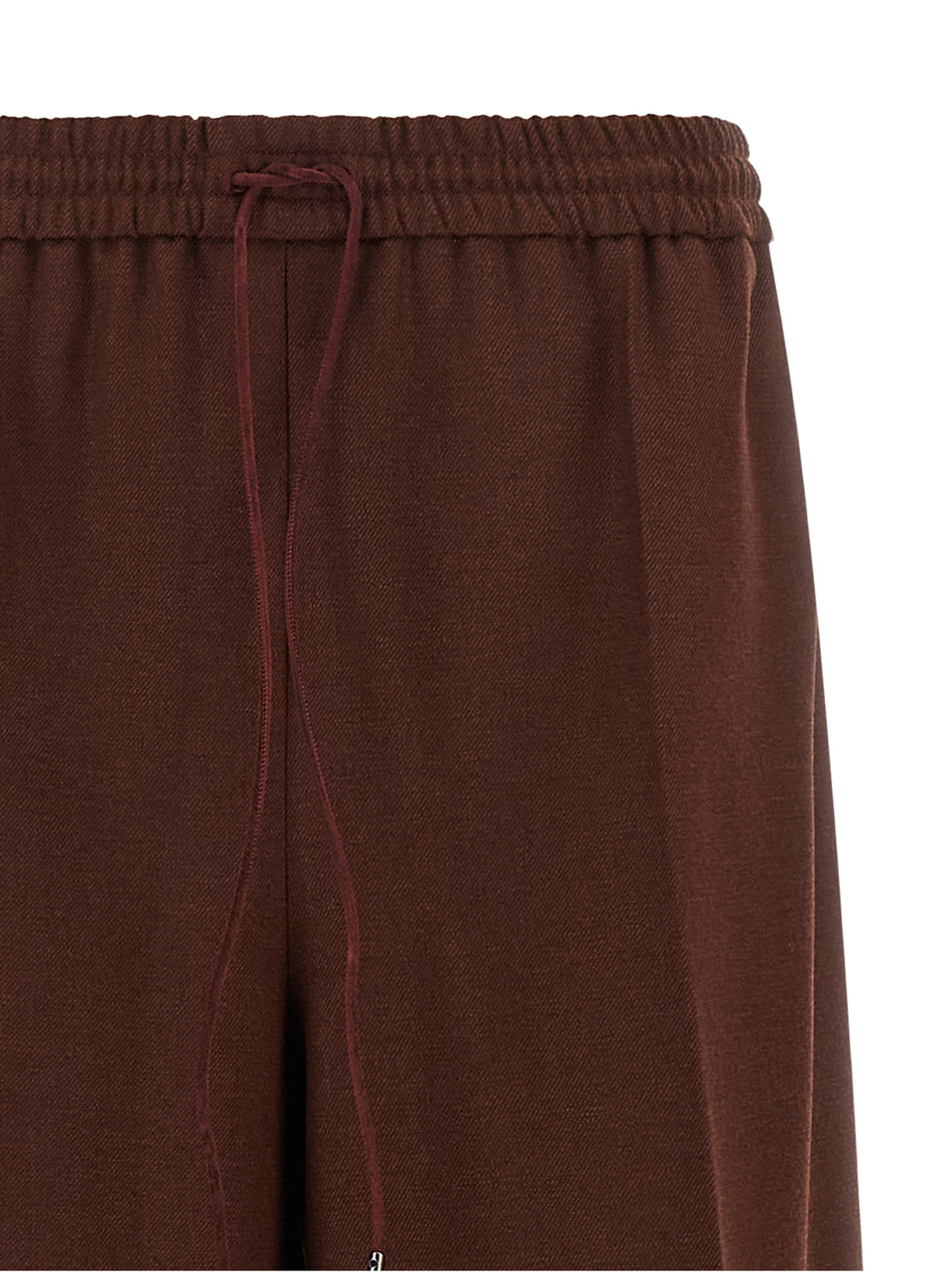 Max Mara Brown Wool Casual Pants