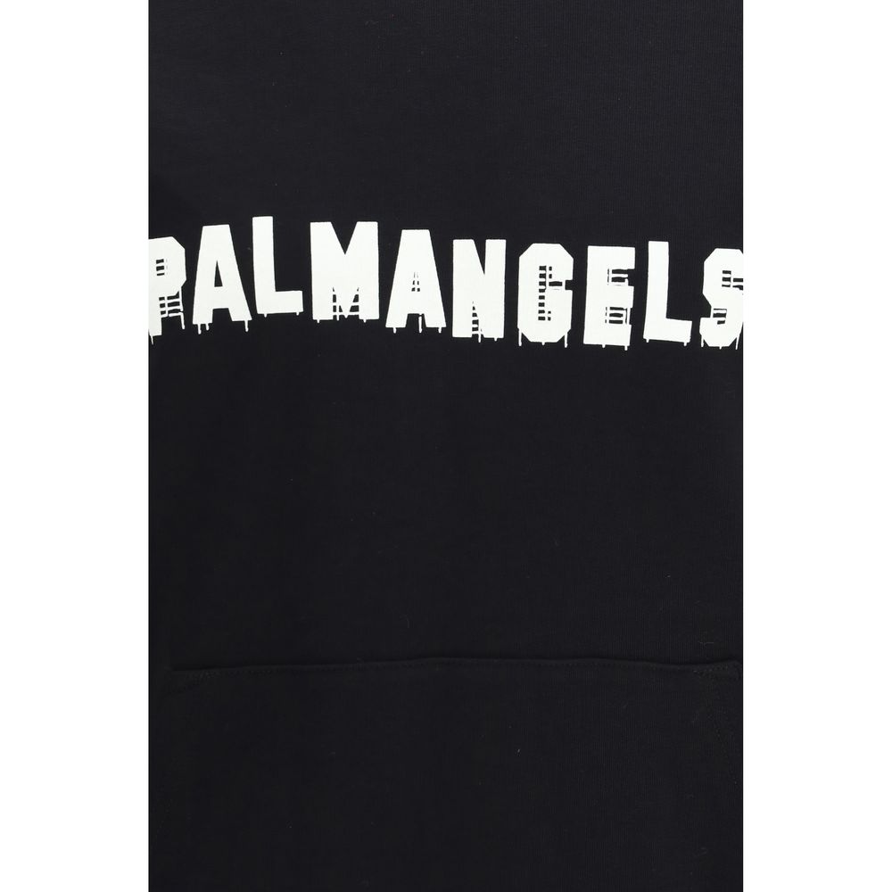 Palm Angels Black Cotton Sweatshirt