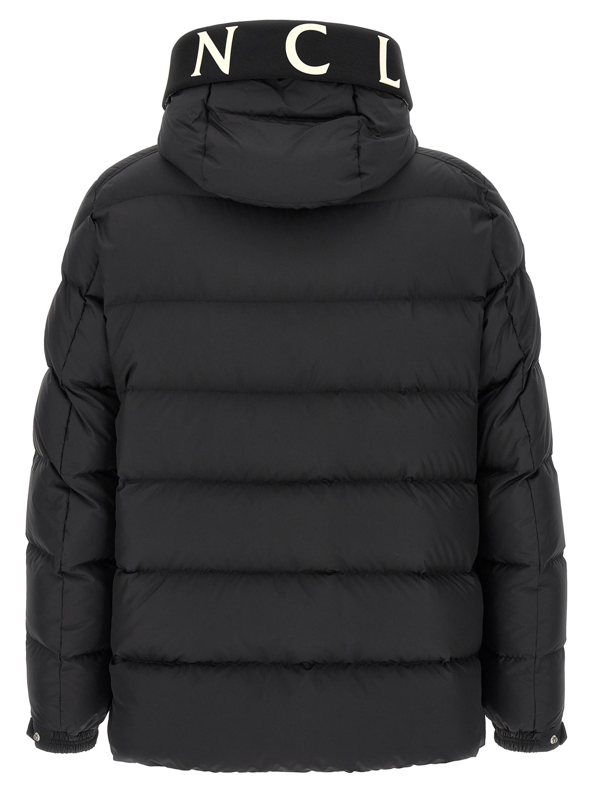 Moncler Black Polyester Full-Length Jacket