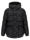 Moncler Black Polyamide Full-Length Jacket