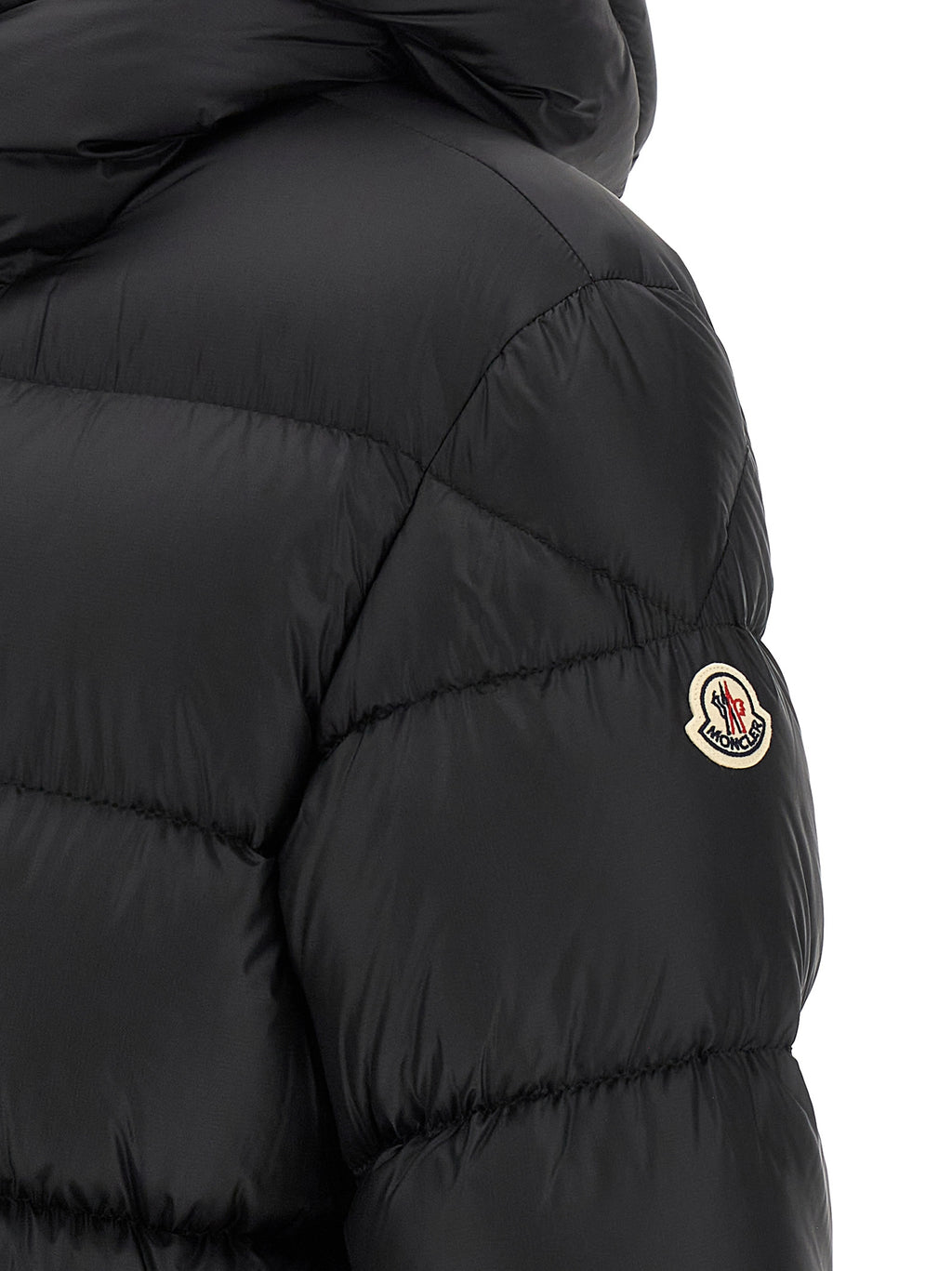 Moncler Black Polyamide Full-Length Jacket