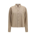 Brunello Cucinelli Beige Denim Shirt