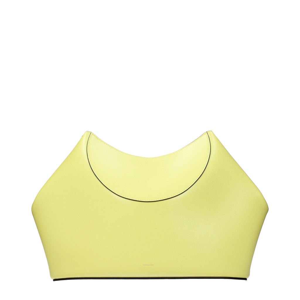 Givenchy Yellow Leather Clutch Bag