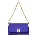 Tom Ford Purple Satin Clutch Bag