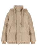 Brunello Cucinelli Beige Cotton Full-Length Jacket