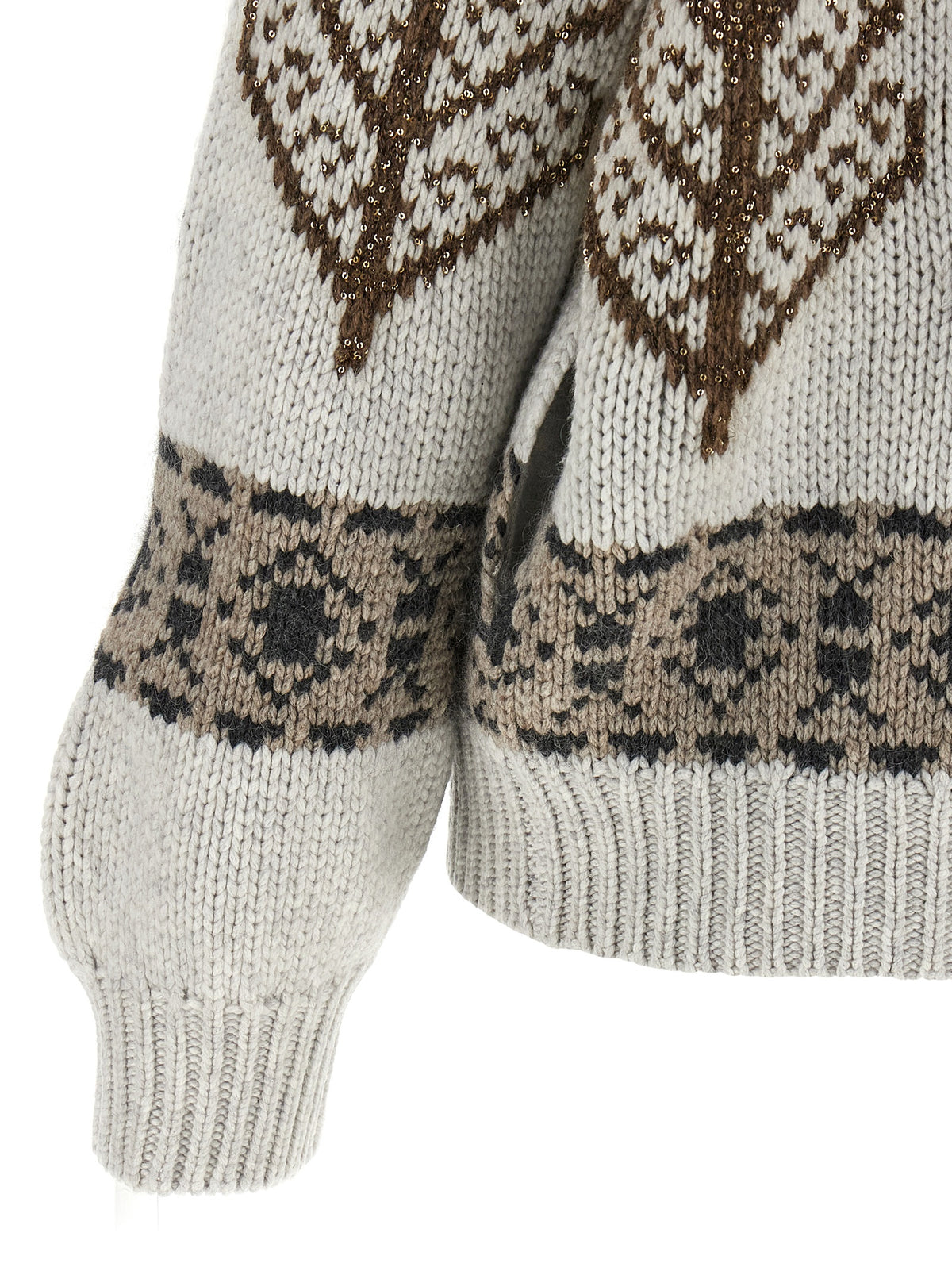 Brunello Cucinelli Multicolor Cashmere Cardigan