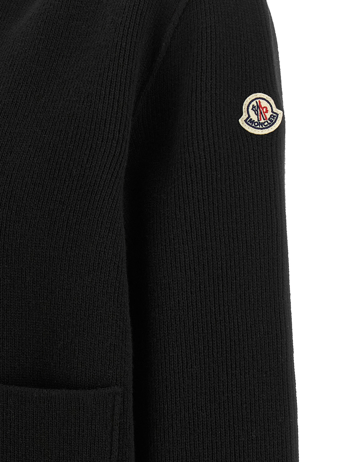 Moncler Black Polyamide Cardigan