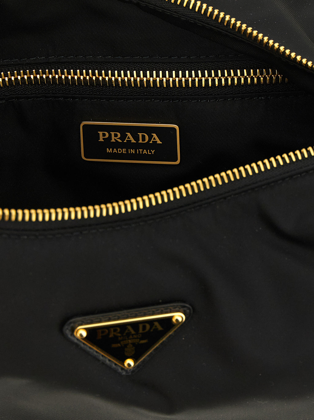 Prada Black Polyamide Shoulder Bag