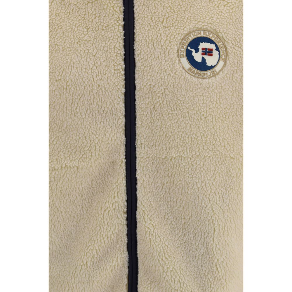 Napapijri White Polyester Sweatshirt