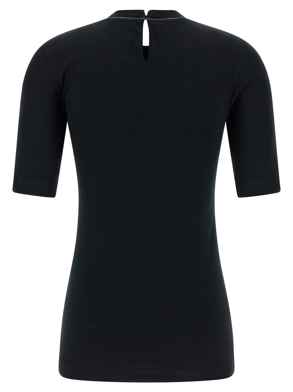 Brunello Cucinelli Black Cotton Cardigan