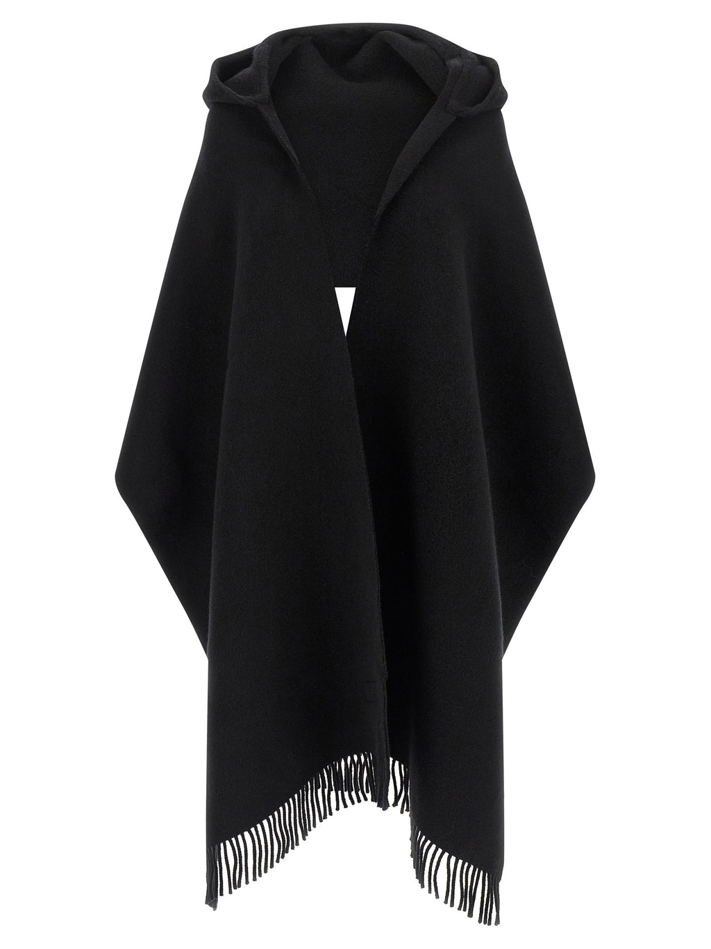 Brunello Cucinelli Black Wool Scarf