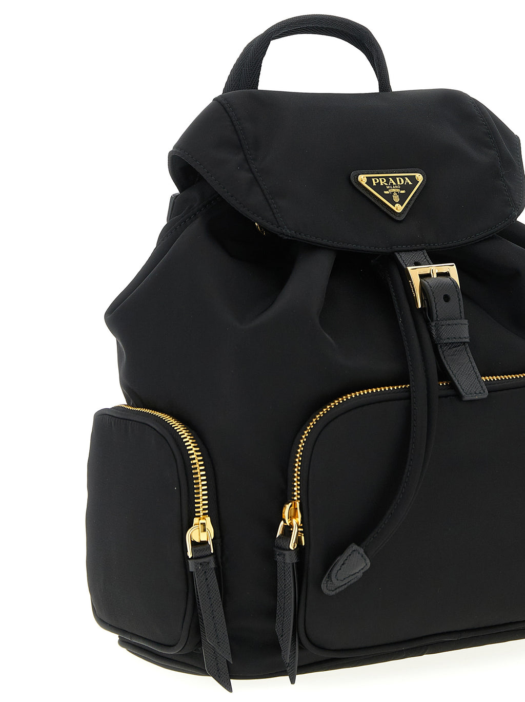 Prada Black Recycled Polyamide Backpack