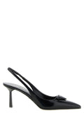 Prada Black Calfskin High Heel Pumps