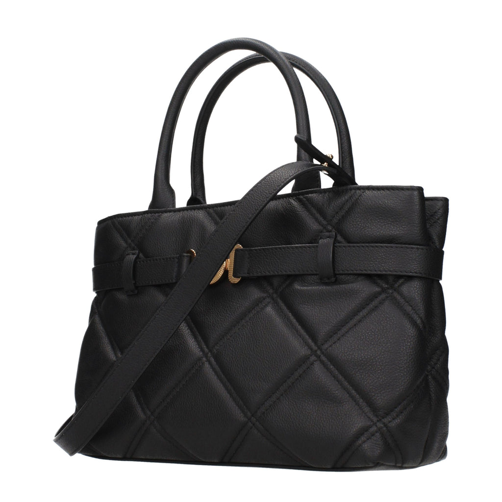 Versace Black Leather Handbag