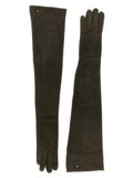 Max Mara Brown Lamb Leather Gloves