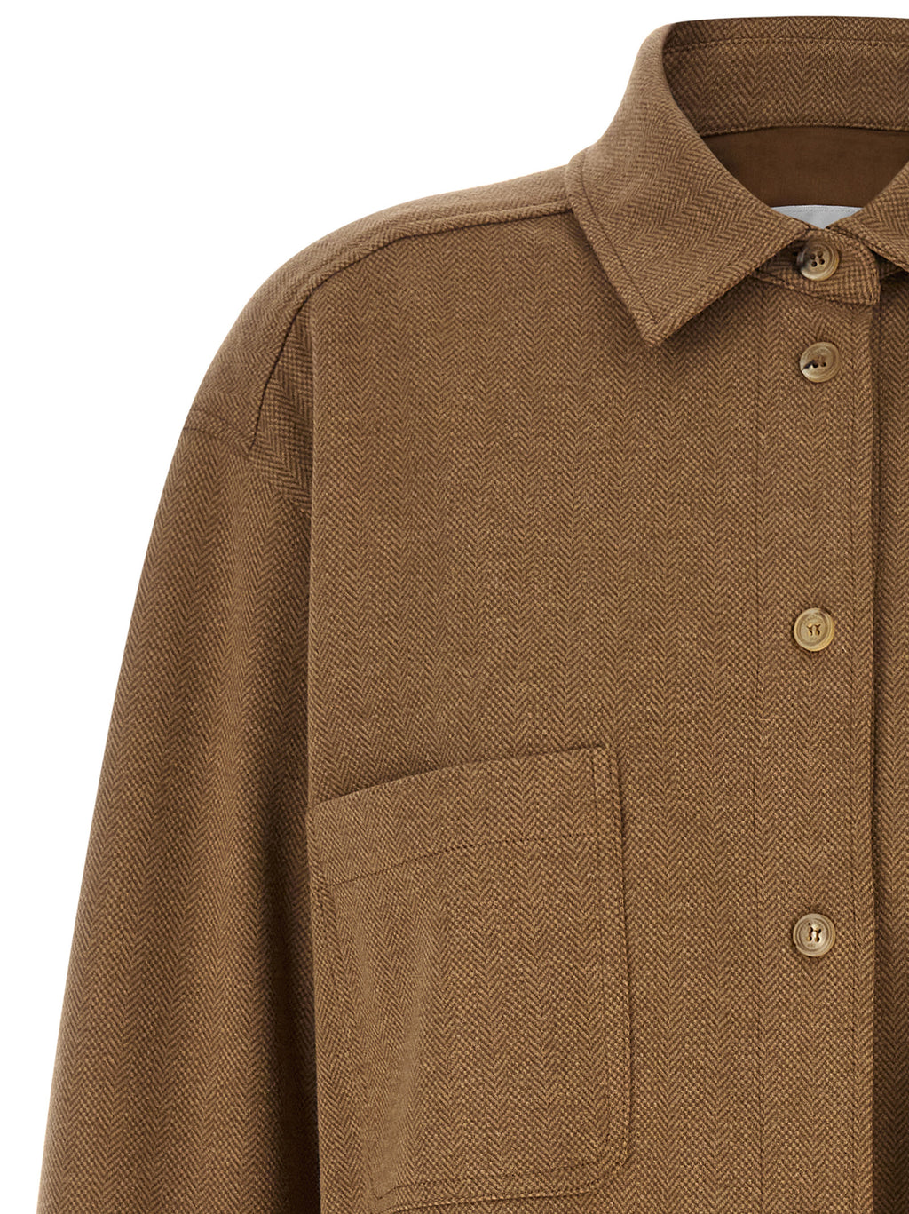 Max Mara Brown Triacetate Shell Jacket
