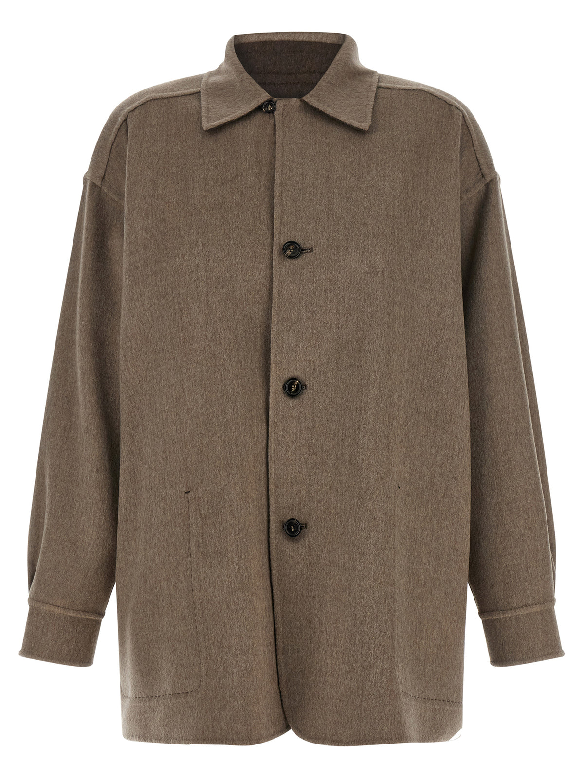 Max Mara Multicolor Cashmere Full-Length Jacket