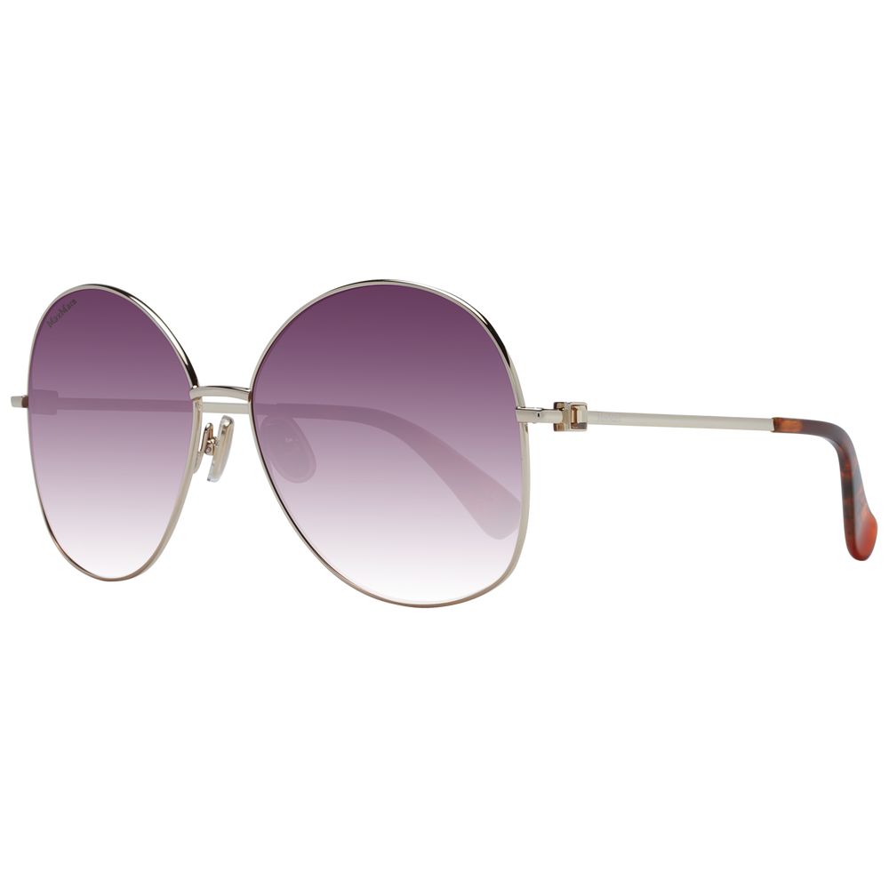 Max Mara Gold Metal Sunglasses
