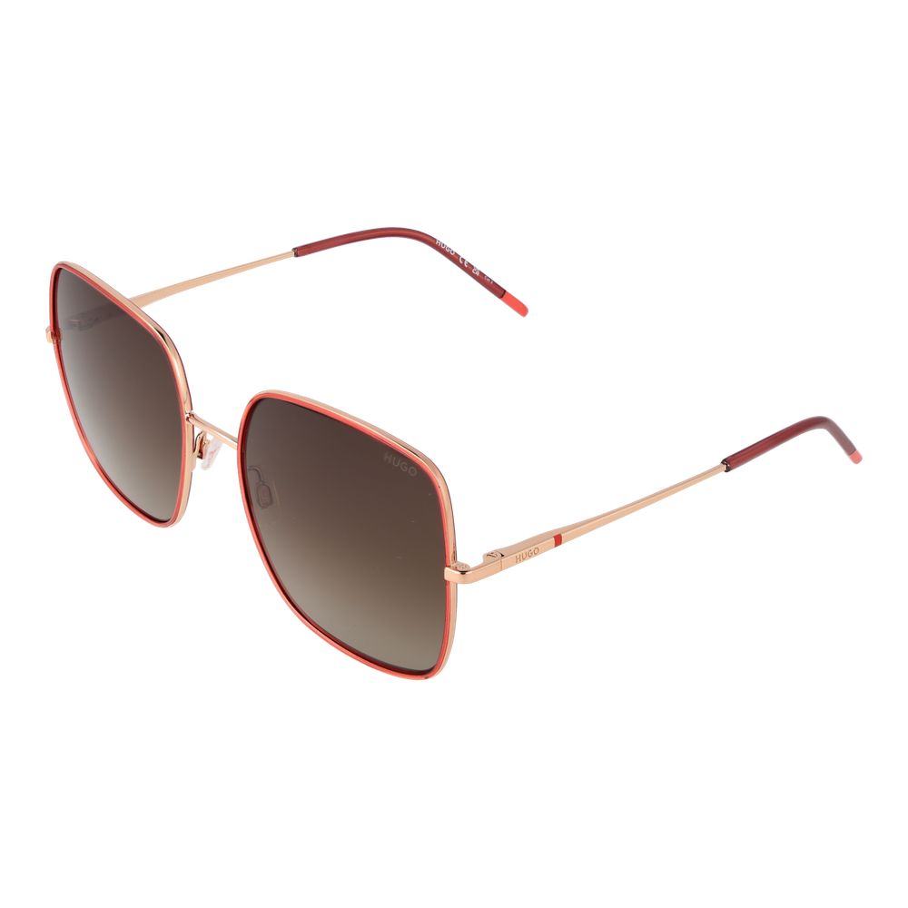 Hugo Boss Red Metal Sunglasses