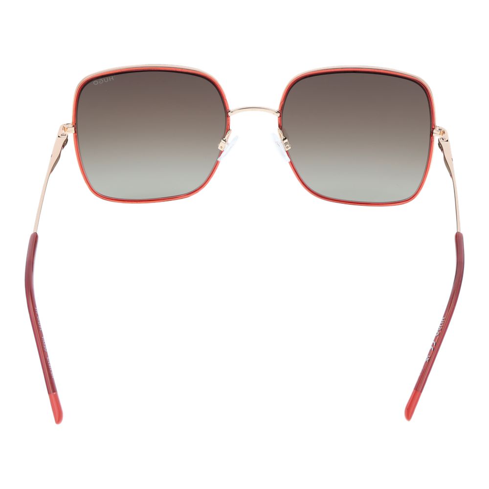Hugo Boss Red Metal Sunglasses