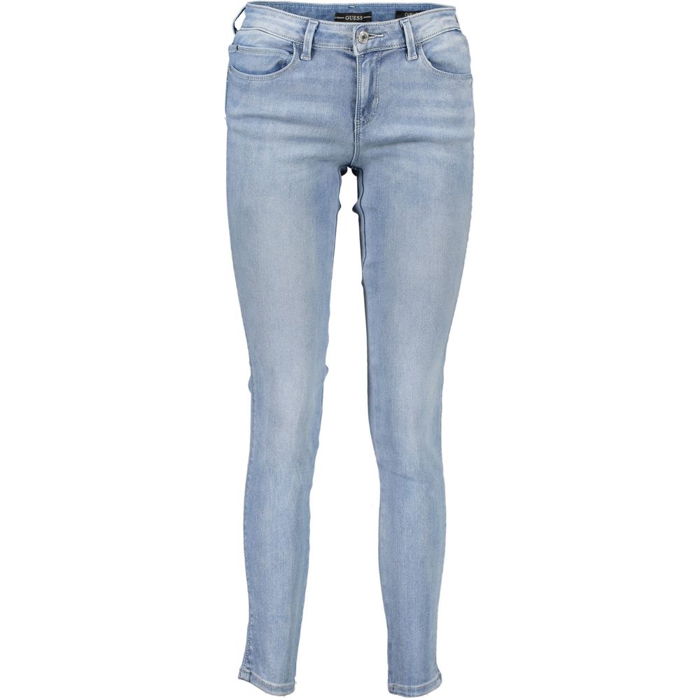 Guess Jeans Azzurro Cotton Women Jeans