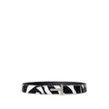 Tom Ford Black And White Leather Regular Belt