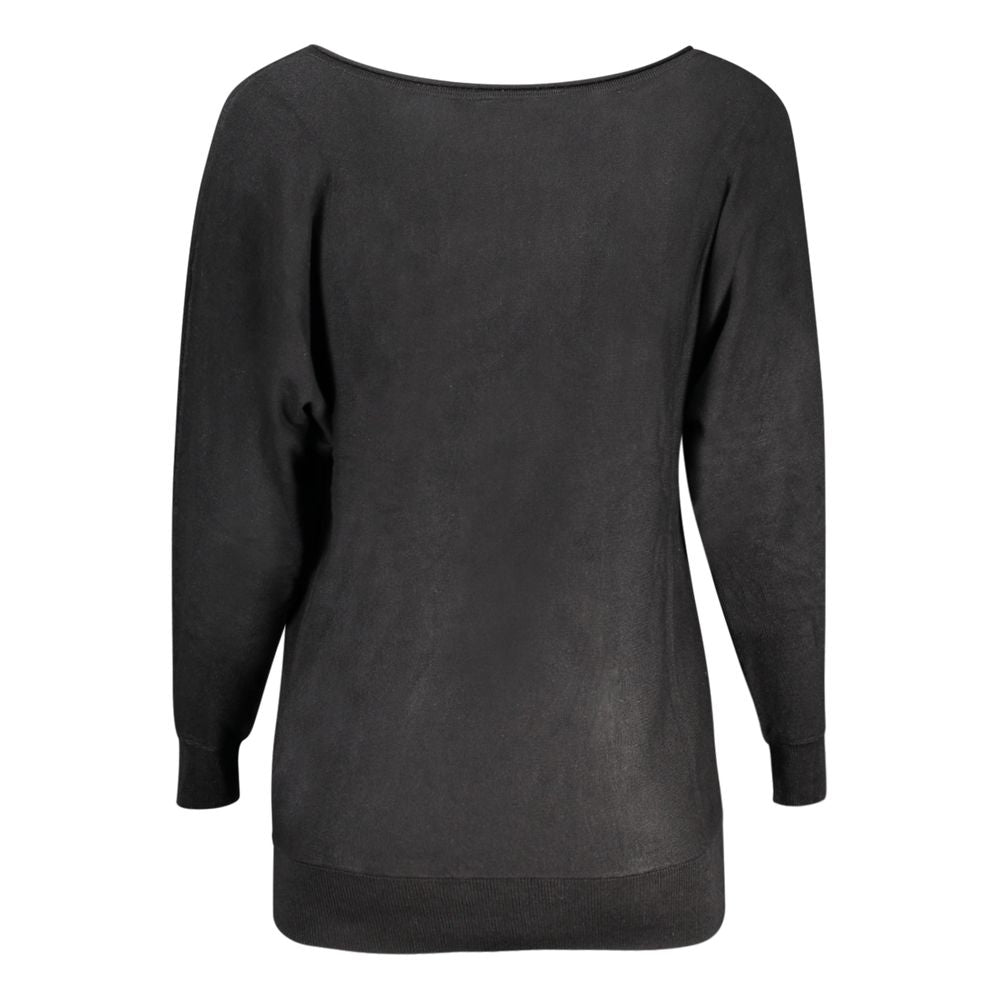 Guess Jeans Black Viscosa Women Sweater