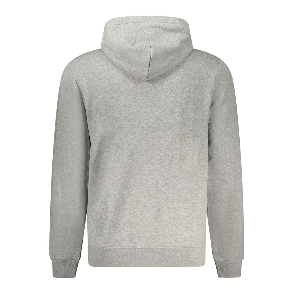 Napapijri Grigio Cotton Men Sweatshirt