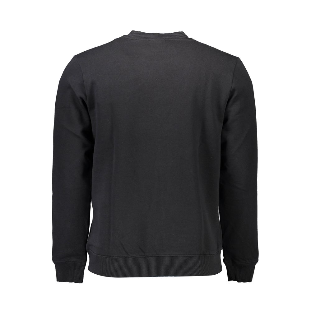 Napapijri Black Cotton Men Sweatshirt