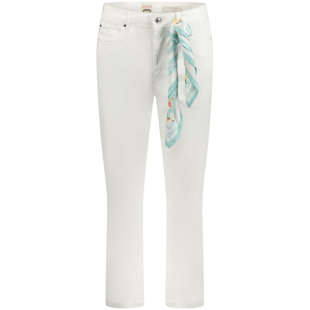 Guess Jeans Bianco Lyocell Women's Skinny Jean