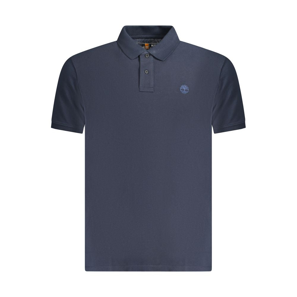 Timberland Blu Cotton Men Polo