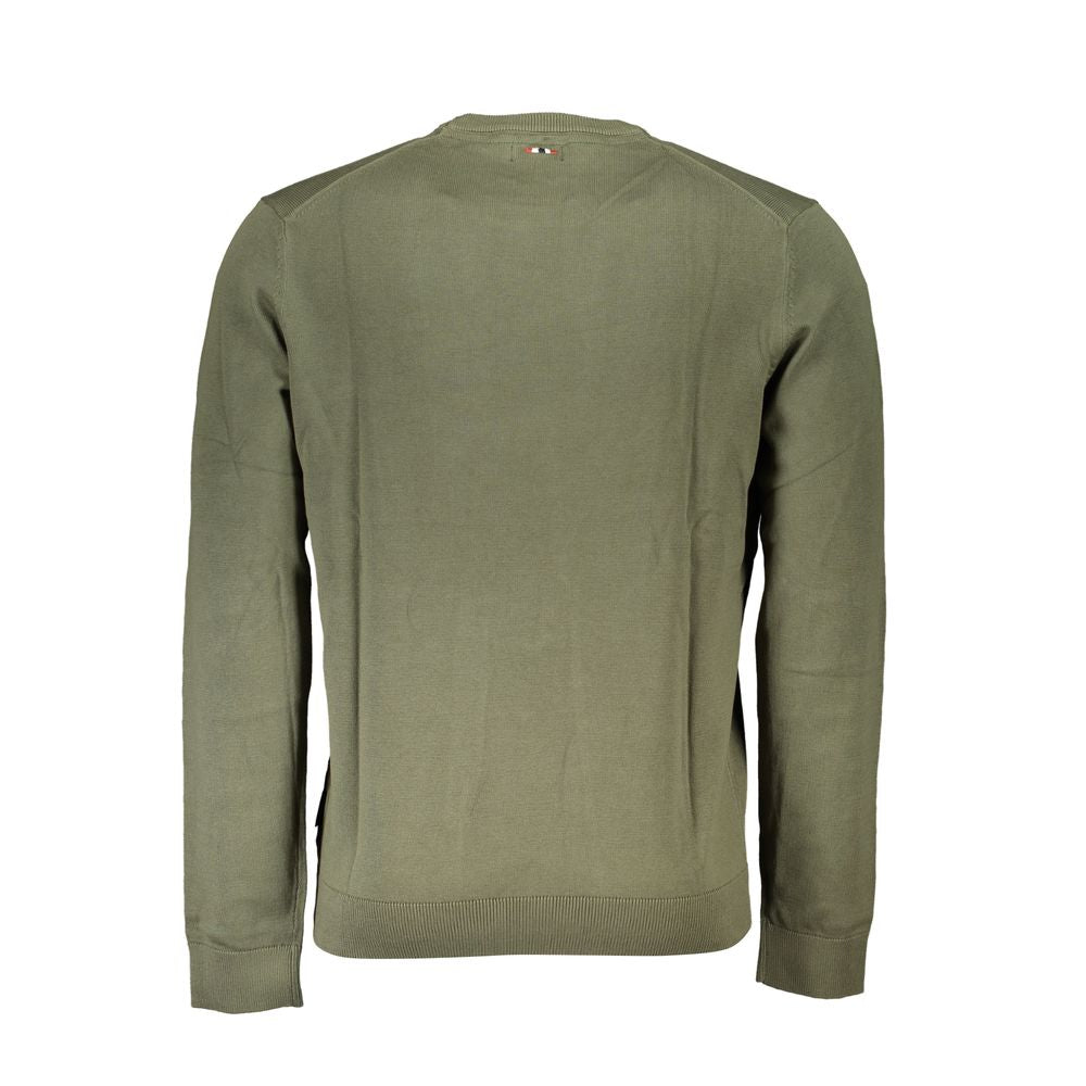 Napapijri Verde Cotton Men Sweater