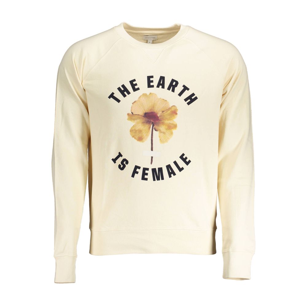 Gant Beige Cotton Men Sweatshirt
