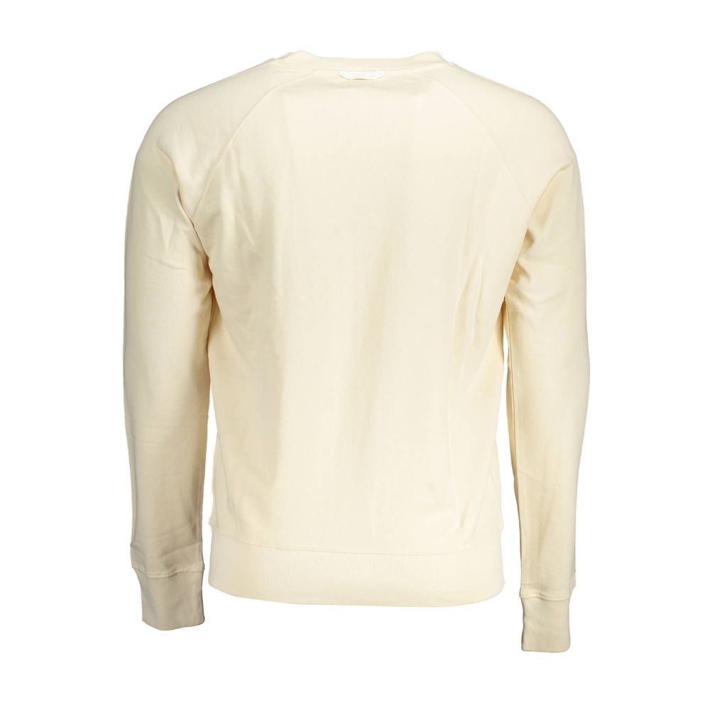 Gant Beige Cotton Men Sweatshirt