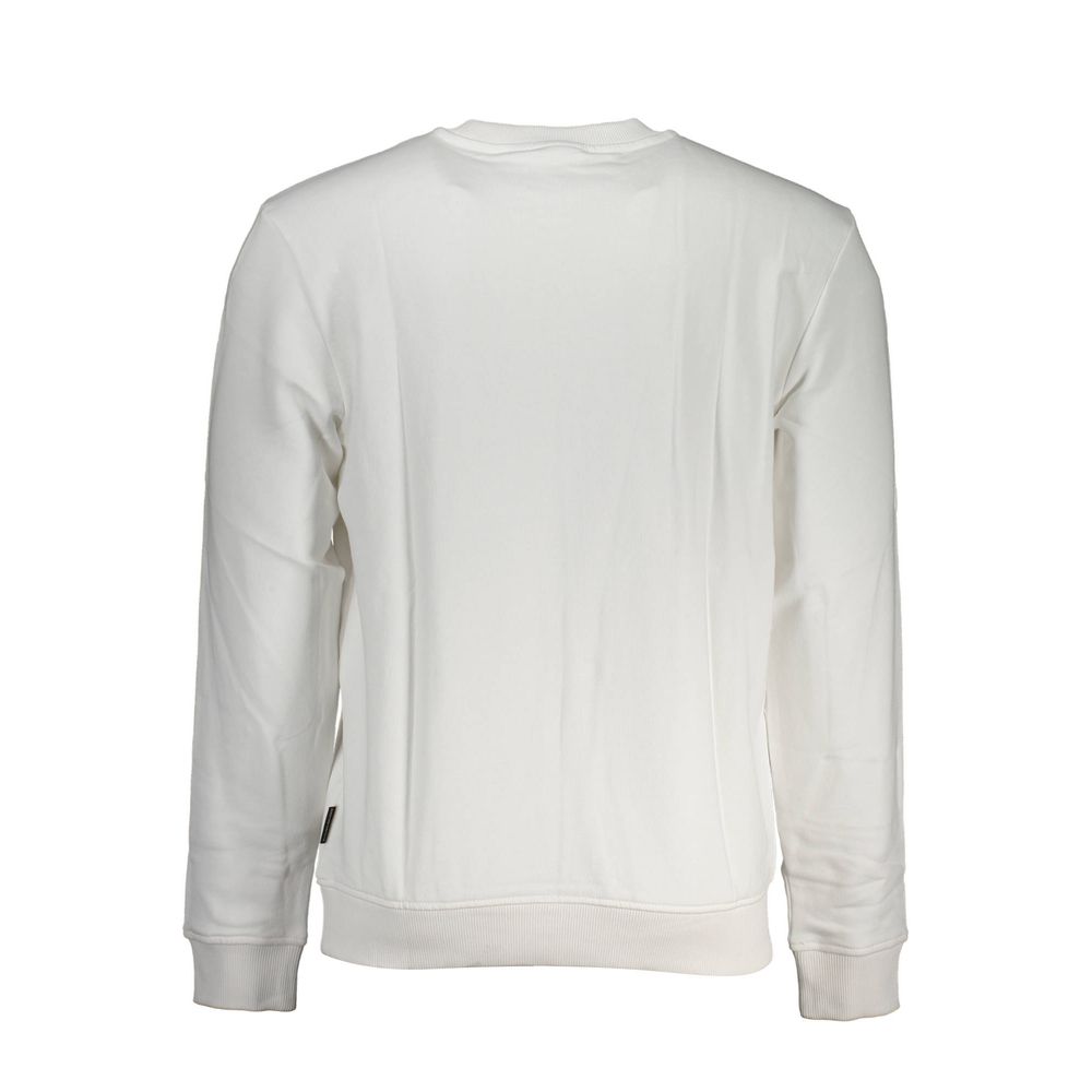 Napapijri Bianco Cotton Men Sweatshirt
