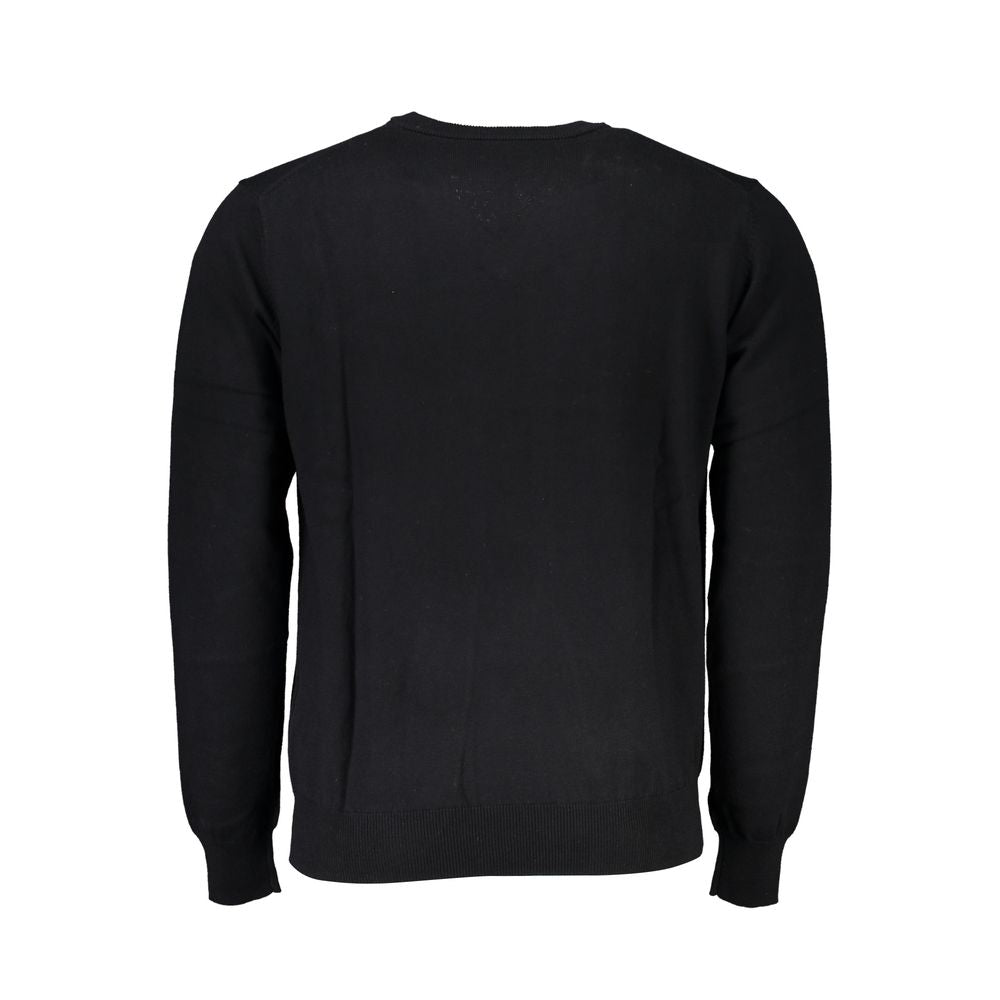 Harmont & Blaine Black Cotton Men Sweater
