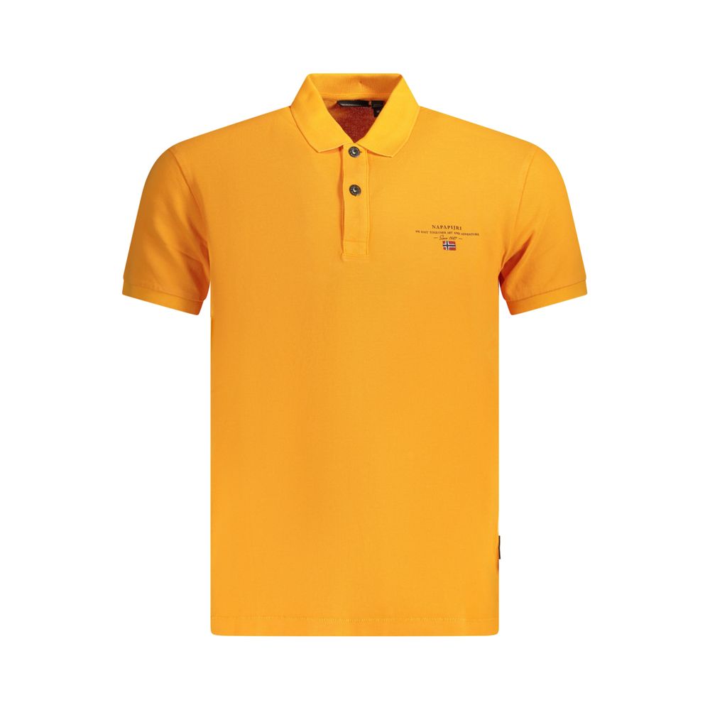 Napapijri Arancione Cotton Men Polo