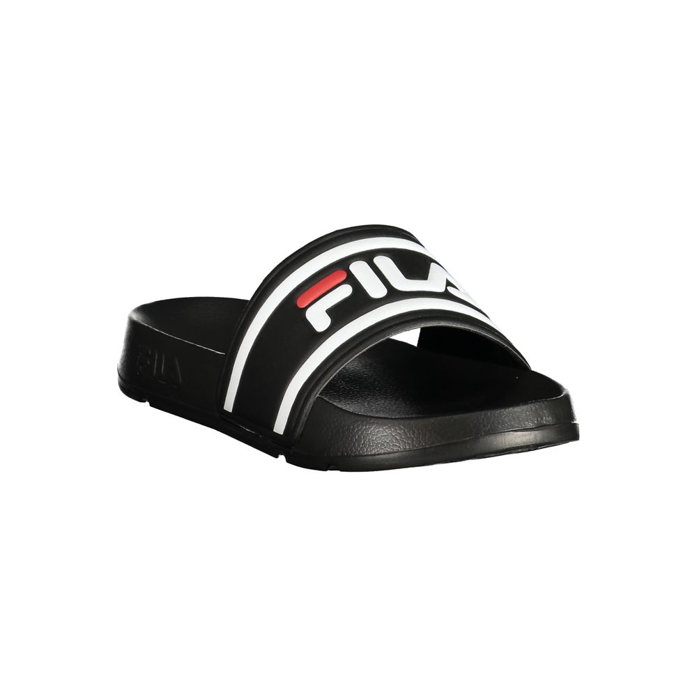 Fila Black Polyurethane Women Slipper