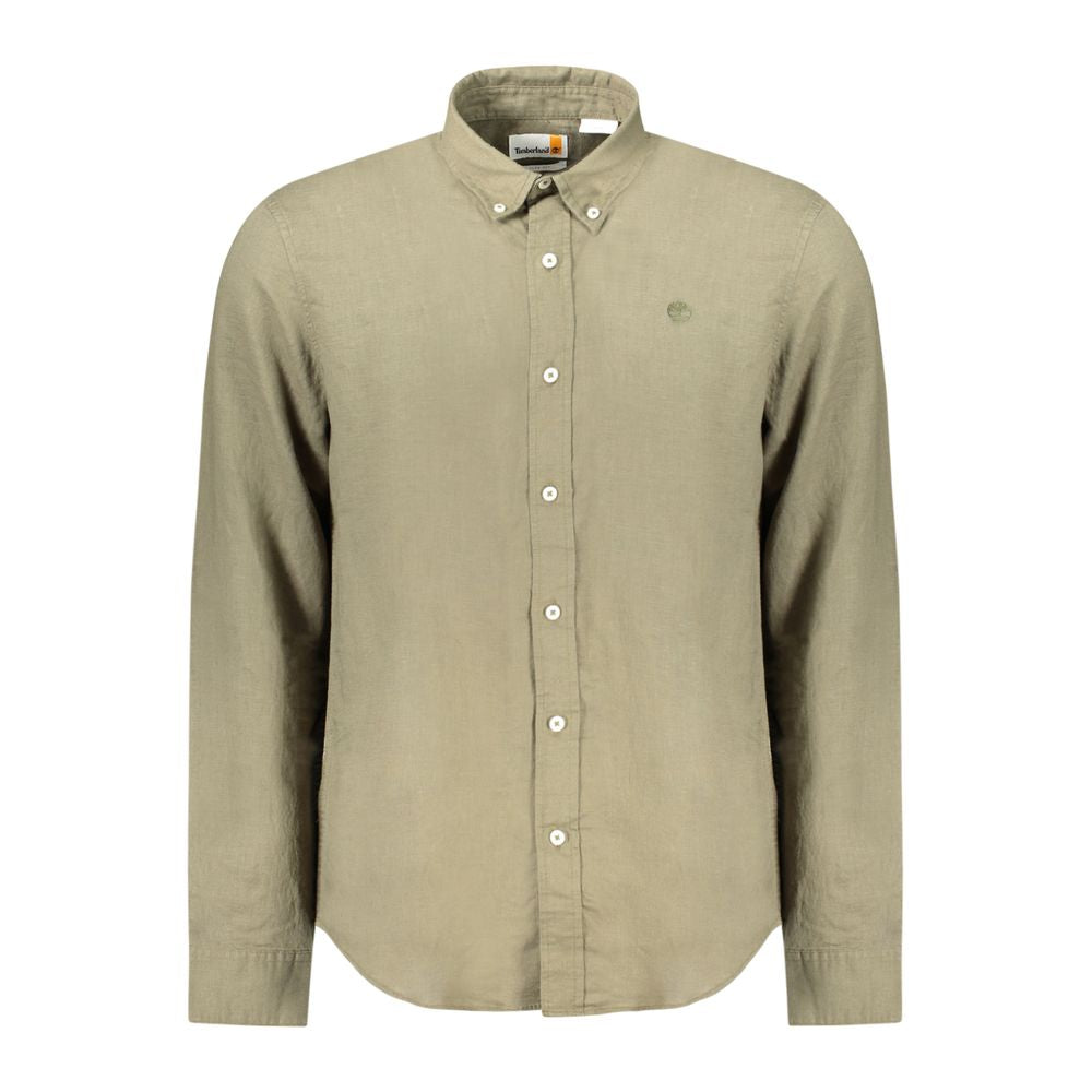 Timberland Verde Linen Men Shirt