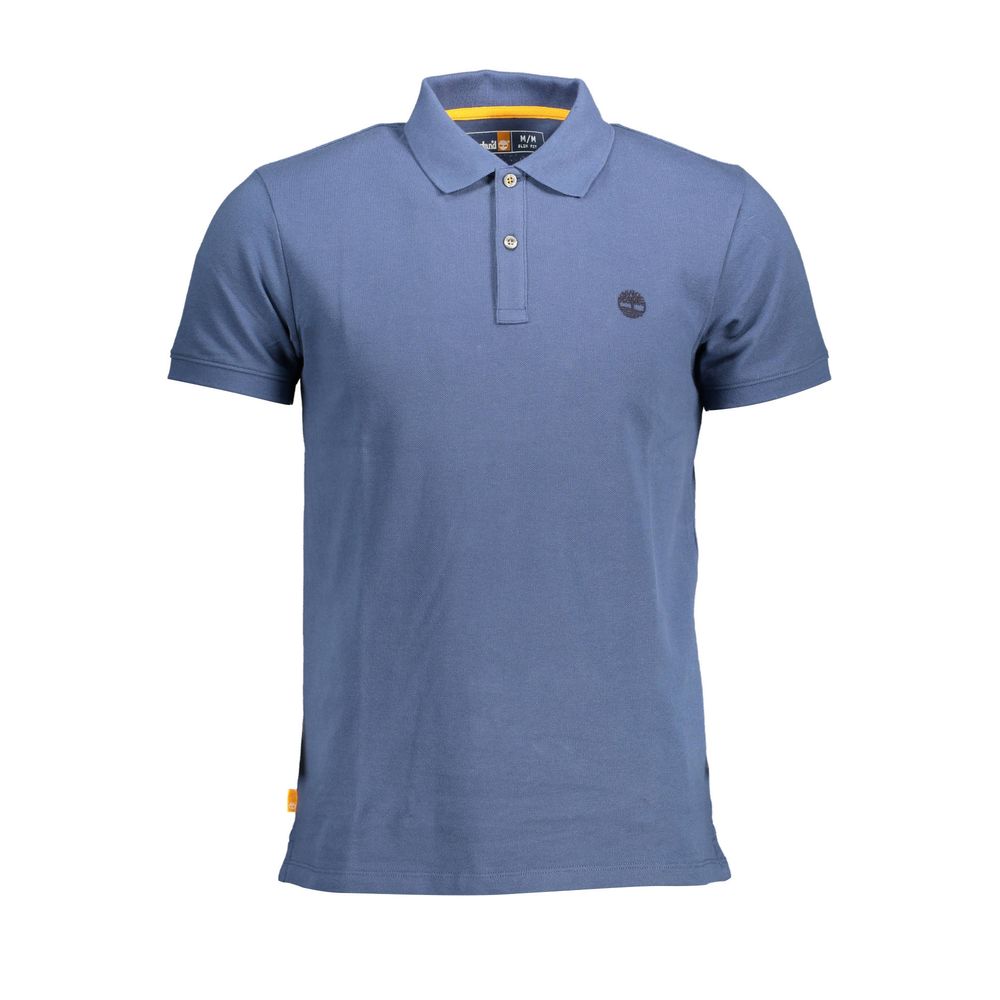 Timberland Blue Cotton Men Polo
