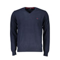 Harmont & Blaine Blue Cotton Men Sweater