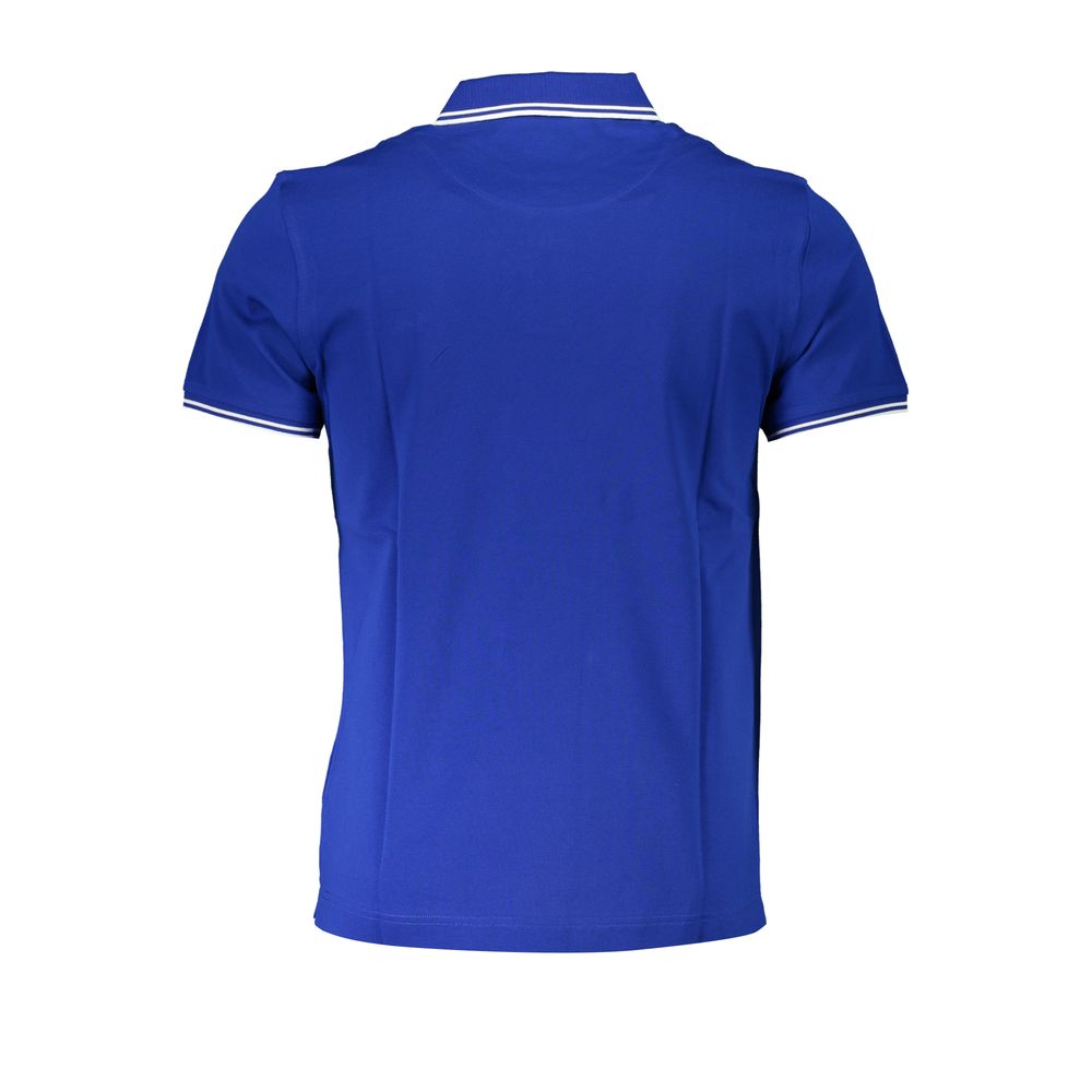 Harmont & Blaine Blu Cotton Men Polo Shirt